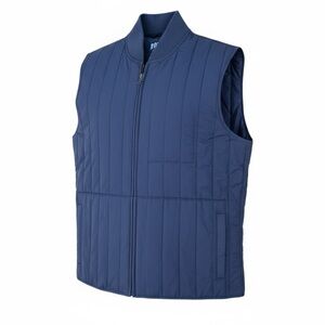 💙 Roots Quilted‎ Vest XS 🔥 Blue Full-Zip Street Utility Core